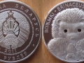 BELARUS 20 ROUBLES 2011 HERISSONS