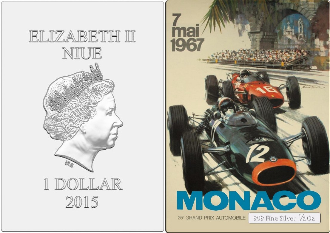 niue 2015 mini posters monaco