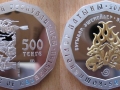 KAZAKHSTAN 500 TENGE 2010 - BUCKLES DEERS